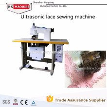 Nylon, polyster, PVC, PC, PU, ​​TPU, PE, PP, PS, etc. Máquina de coser de encaje ultrasónico